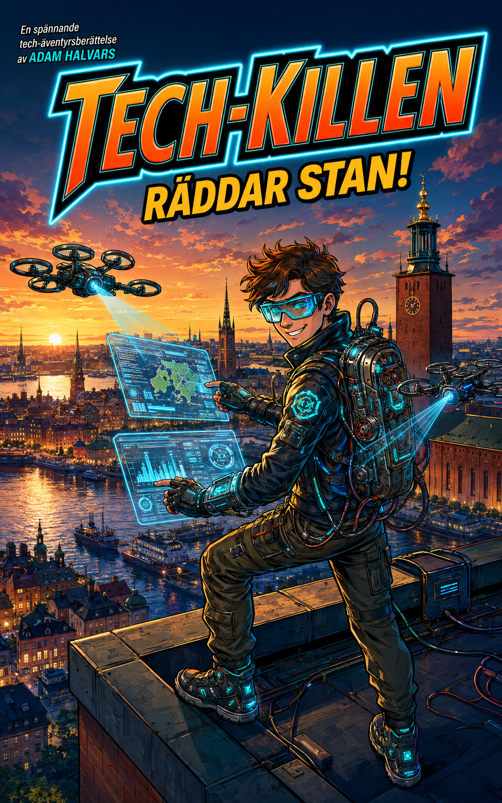 Tech-killen Räddar Stan! — bokomslag